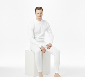 Traje Térmico GlacierNest para Hombre, Color Blanco, Manga Larga, Tejido Suave y Transpirable, Diseñado para Brindar Comodidad en Climas Fríos - Product Image 6