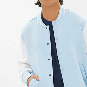 Dernier produit grande taille blouson de baseball pour hommes prix bon marché patchs personnalisés logo de broderie veste universitaire Letterman pour hommes - Product Image 4