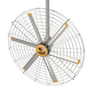 Ventilateur pivotant multidirectionnel neuf, avec support en I, contrôleurs de vitesse, ailettes en aluminium - Product Image 3