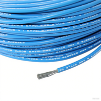 Câble solaire électrique flexible en cuivre étamé isolé en PVC de 100 m pour la construction, vente en gros