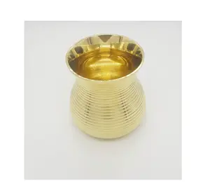 Best Seller Brass Drinking Glass mint julep cup para Mesa de Jantar Utensílios Handmade Glass Por Adiba Home Decor