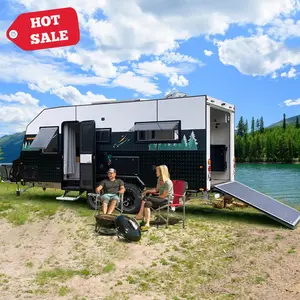 Manley 19FT Toy Hauler Off Road Travel Caravana Trailer para venda na Austrália