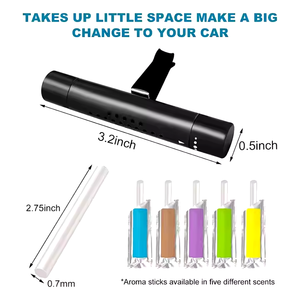Ornements de <span class=keywords><strong>parfum</strong></span> de sortie d'air de voiture italienne clip d'aromathérapie de climatisation de voiture fournitures décoratives en métal bâton d'aromathérapie - Product Image 5