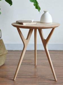 Luxury wooden <b>side</b> <b>tables</b> for modern homes with natural wood grain texture and sturdy construction for daily use - Product Image 4