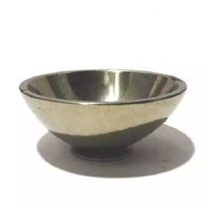 Material de piedras preciosas, cuenco de oro de pirita, producto de cuenco de piedra natural, tipo de cuenco de cristal de piedras preciosas para decoración, mayorista - Product Image 1