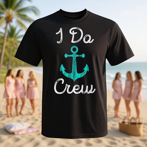 Camiseta Personalizable para Damas de Honor con Ancla Náutica, para Despedida de Soltera, Promocional - Product Image 3