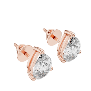 Pendientes de Diamantes en Forma de Lágrima de 3.5 CT VVS-VS EF CVD, Oro de 18KT, 14KT, 10KT y Plata 925, Diamantes Cultivados en Laboratorio, Rosa, Amarillo, Blanco - Product Image 6