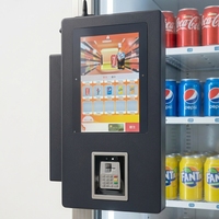 Ouruoxi Groothandel Op Maat Gemaakte Vendingautomaat Zwarte Kleur QR-Code Zelfbedieningsautomaat voor Snacks en Dranken
