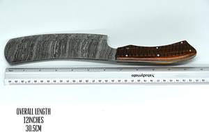 มีดโกนหนวดไฟฟ้าแบบเซอร์เบียนเหล็กดามัสกัสแบบมืออาชีพใบมีดคมเหล็กคาร์บอนปรับแต่งได้ - Product Image 2