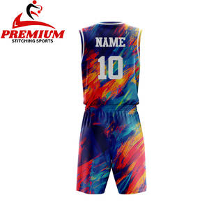 Uniforme de basket-ball de haute qualité au design unique personnalisé pour hommes, vêtements de sport à séchage rapide, uniforme de basket-ball en gros - Product Image 2