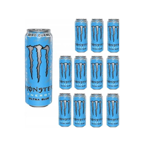 Vente en gros de Monster Energy Ultra Blue sans sucre, 12x500ml, canettes adaptées aux chaînes de magasins, supermarchés et commerces de proximité - Product Image 2