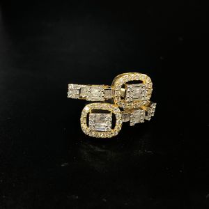 Bague de mariage en or jaune 14K Art Design pour femme Bague de mariage Infinity de dernière conception de bijoux - Product Image 4