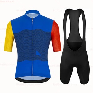 Pakistan Made Custom Short Sleeve Lightweight Breathable Fleece <b>Cycling</b> Uniform Jersey Jacket with Custom Logo Design for Men - Product Image 4