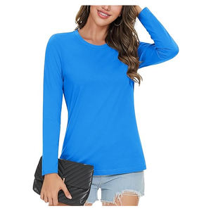 T-shirt pour homme 100% coton Design uni avec logo personnalisé et tissu tricoté uni - Product Image 5