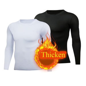 Camiseta Deportiva de Poliéster para Hombre, Transpirable, de Compresión, para Gimnasio, Running, Fitness, Entrenamiento, Culturismo, con Decoración de Malla Frontal - Product Image 4