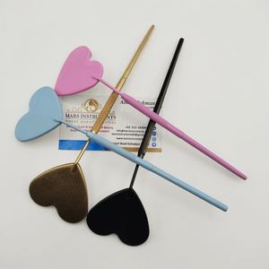 Miroir rond en forme de coeur personnalisé, accessoires de cils en acier inoxydable, outils de maquillage durables avec logo personnalisé pour la beauté - Product Image 3