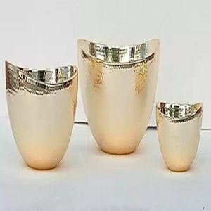 Ensemble Unique de 3 ustensiles de cuisine, bol décoratif pour la maison, décor de Table en Aluminium, bols modernes de couleur argent - Product Image 4