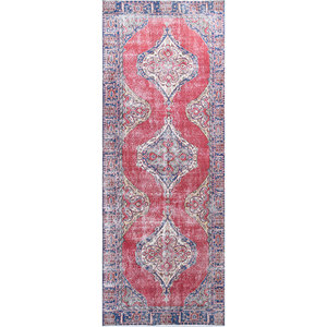 Vintage <b>Red</b> & Orange Hand Knotted Wool Rugs Large Area Jaipur US Pae-2693 Medallion Pattern Living Room Carpet for Home Use New - Product Image 1
