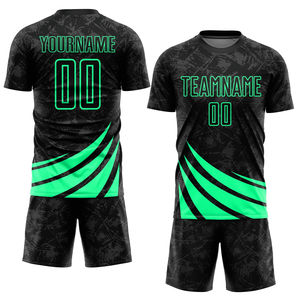 2025 personnalisé France maillots de football ensemble unisexe pleine Sublimation impression numérique 100% Polyester tissu Football uniforme adultes - Product Image 4