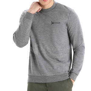 Sweatshirts ajustés en coton mélangé pour hommes Sweatshirts de service OEM Meilleures ventes Sweatshirts pour hommes - Product Image 4