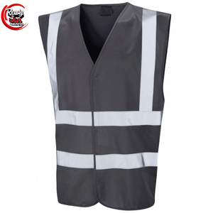 Chaleco de seguridad de poliéster transpirable de alta visibilidad personalizado cinta reflectante impermeable para ropa de construcción y seguridad - Product Image 6
