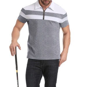 Camiseta Polo para Hombre, Manga Corta, Tela de Algodón, Bordado Personalizado, Impresión de Logotipo, Corte Ajustado de Lujo, Camiseta Polo Informal de Algodón Pima - Product Image 5