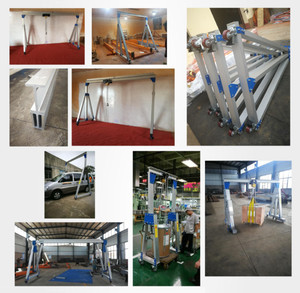 Grue à portique pliable en aluminium portable pour le levage de petits bateaux à vendre - Product Image 6