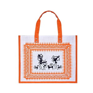 Premium Quality Eco Friendly <b>Jute</b> Shopping <b>Bag</b> with Nice All Over Printing Weaved Padded Handle High Quality Product - Product Image 1