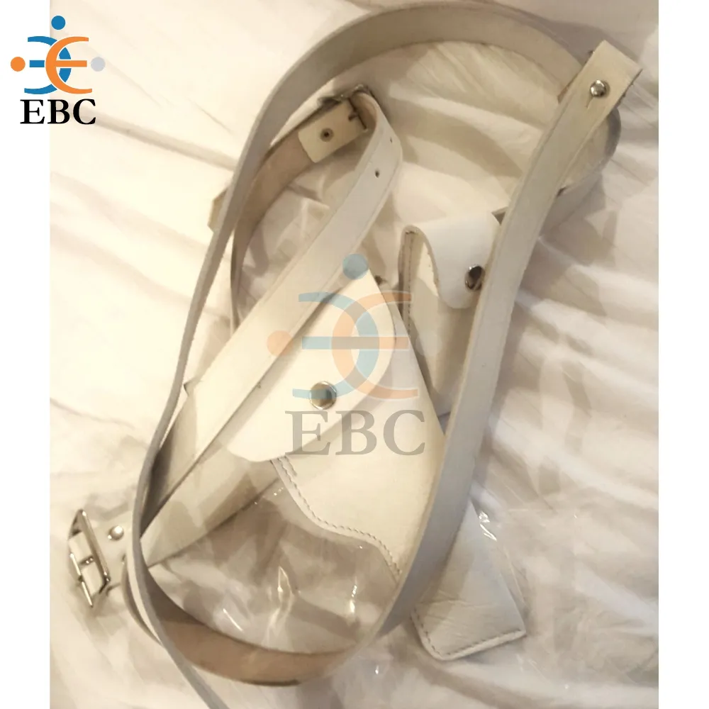 Cintura da parata in PVC bianco opaco di alta qualità OEM con accessori fascia da marcia tattica di fabbrica e cinture cerimoniali in PVC alla rinfusa