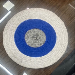 New Modern Jute <b>Placemat</b> Natural <b>Round</b> With Lace for Table Decoration Handmade Luxury Customized MOQ Export From Bangladesh - Product Image 6