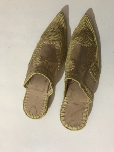 Sandales à brides à bout fermé, dessus en raphia rayé, doublure en cuir véritable, semelle extérieure respirante en cuir véritable, mode toutes saisons - Product Image 2