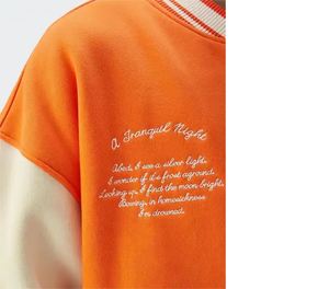 Chaqueta Varsity Bordada Personalizada de Alta Calidad, Chaqueta de Invierno con Forro Polar Grueso Estándar para Hombre, Marca Personalizada - Product Image 4