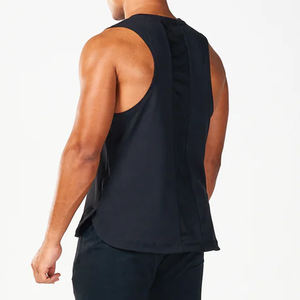 Logo personnalisé du fabricant OEM Muscle Fit 100% coton à séchage rapide sans manches entraînement débardeur hommes solide XL à capuche athlétique Gym utilisation - Product Image 5