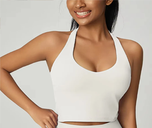 Sujetador de ropa deportiva personalizado de alta calidad para mujer, de secado rápido, sin costuras, transpirable, para gimnasio, Fitness, ropa deportiva, Sujetador deportivo desnudo, camiseta sin mangas lavada - Product Image 3