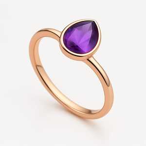 Handmade 14K Yellow Gold 5ct <b>Lapis</b> <b>Lazuli</b> <b>Ring</b> Rhodium Plated Bezel Setting High Quality Geometric Trendy Engagement <b>Ring</b> - Product Image 1