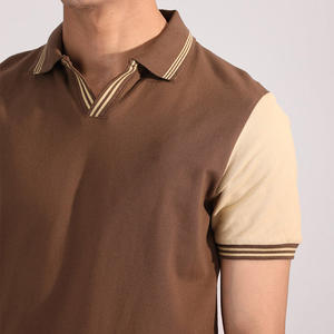 Camisetas Polo de Algodón y Poliéster para Hombre, Diseño de Cuello con Estampado Digital, Camisetas Polo de Manga Corta para Hombre - Product Image 2