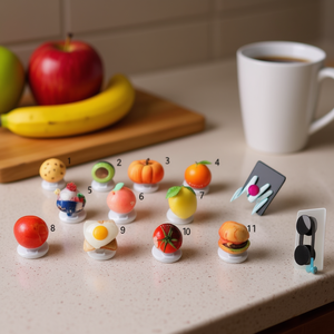 Support de téléphone magnétique réaliste DAM en forme de fruit 3D, support universel pour bureau - Product Image 2