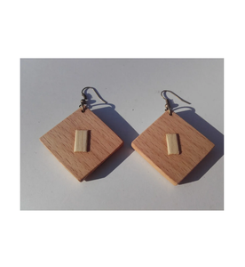 Fashion Wood Ladies Pendant <b>Earrings</b> Design <b>Earrings</b> Jewelry Women for Customized Size Hot Sale Product - Product Image 3