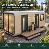 Bagno Prefabbricato Personalizzato Apple Cabin da 20ft/40ft con Toilette Separate per Campeggi, Resort e Aree Pubbliche