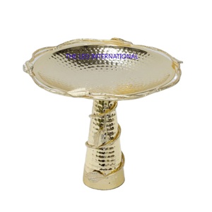 Deluxe <b>Cake</b> <b>Stand</b> High-end Gold <b>Cake</b> <b>Stand</b> European Style Metal Flower Design <b>Cake</b> <b>Stand</b> for Wedding Decoration - Product Image 1