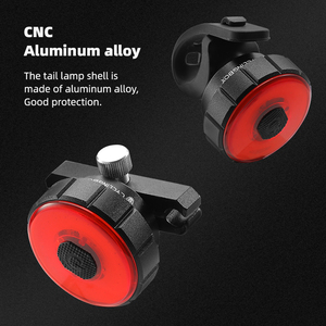 Luz Trasera Inteligente JOHORSE con Sensor de Frenado, Impermeable IPX5, LED, Aluminio CNC, Recargable por USB, 7 Modos, para Bicicleta de Montaña y Carretera - Product Image 3