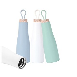 550ml <b>Small</b> Size Powder Coated Hot Water Custom Logo Handles Strap For Water <b>Bottle</b> - Product Image 1