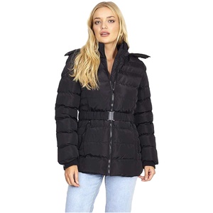 Veste matelassée réversible en cuir véritable pour femme, nouvelle collection OEM, rembourrage en coton teint uni, haute qualité - Product Image 1