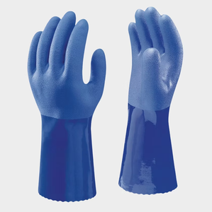 Gants en caoutchouc résistants aux produits chimiques, gants de nettoyage antidérapants à manches longues - Product Image 1