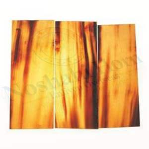 Plaques en corne de buffle noir naturel Écailles en corne polies pour poignées de couteaux et artisanat | Fabriqué en Inde - Product Image 2