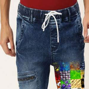 Pantalons cargo en denim délavé personnalisés 2026 pour hommes, prix de gros, qualité supérieure, coupe slim, jeans délavés - Product Image 4