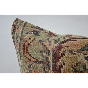 Premium Beige Paisley <b>Patchwork</b> Wool Pillow 32x32 Inch Decorative Cushion Woven Vintage Square Portable <b>Bedding</b> Sofa Christmas - Product Image 2