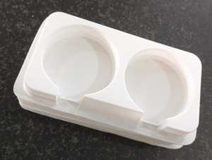 Plateaux d'emballage en plastique PVC blanc écologique Solution de stockage durable avec options colorées disponibles - Product Image 4