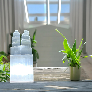 Nouvelle Lampe en Sélénite Sculptée de Qualité Supérieure, Modèle 2026, pour la Guérison des Chakras et la Décoration Intérieure, Vente en Gros - Product Image 2