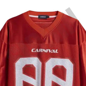 Camiseta de Fútbol Americano Unisex Personalizada de Primera Calidad Fabricada en Fábrica Sibrin, Camiseta de Jugadores de Fútbol Americano Juvenil con Malla de Ojo de Buey - Product Image 3